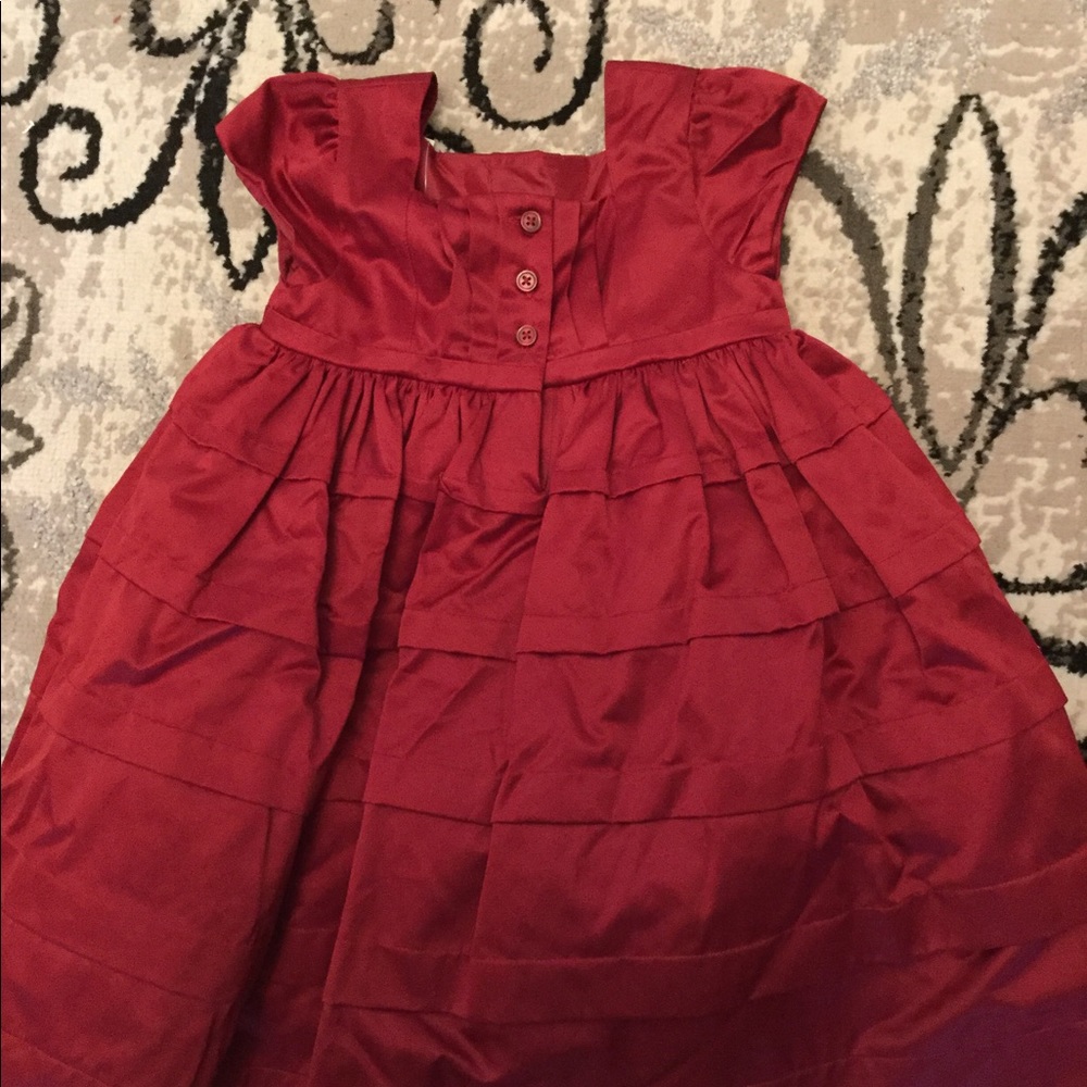 Red formal party dress. 3T. NWT. - Picture 3 of 4